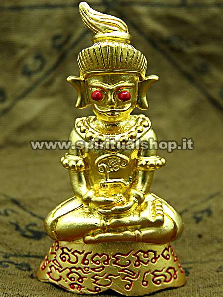 Phra Gang Statuina placcata Oro specifica per Rituale Ricchezza ed Entrate Economiche (Unico pezzo disponibile)*