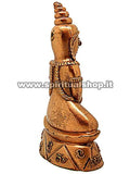 Statuina Phra NGang Dorata STUPENDA E POTENTISSIMA specifica per Attivare il TUO 'FLUSSO del DENARO'*. Comprensivo di Mantra (UNICO PEZZO DISPONIBILE!)