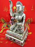 GIGANTESCA STATUA (15x9.5cm) Metallo di NANG KWAK la dea che porta PROSPERITA' e RICCHEZZA. Ufficiale con Sigillo & Certificato Beni Culturali Thailandese. Solo 1 Pezzo Disponibile per il più RAPIDO (+5 Banconote di Nang Kwak in REGALO)!