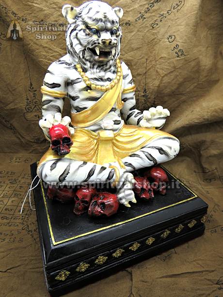 STATUA STUPENDA RUESI TRASFORMAZIONE IPER TIGER Per POTERE, SUCCESSO, RICCHEZZA, POPOLARITA', FORZA e CORAGGIO Energizzato da Monaco + Certificati Min. Beni Culturali Thai (SUPER ESCLUSIVA per 1 FORTUNATO/A)*