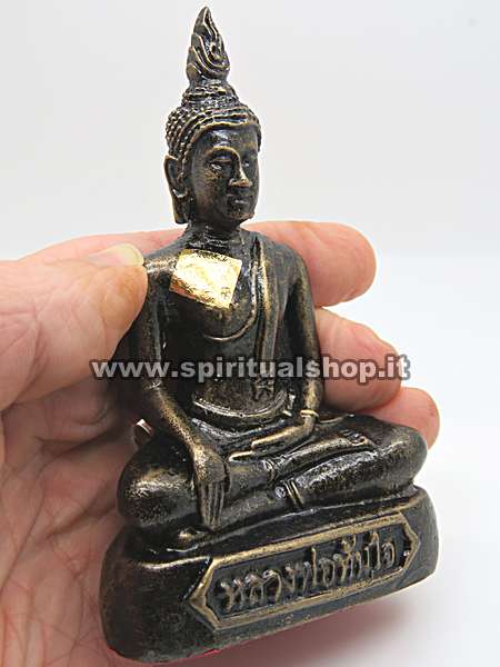Superba Statua di Buddha Sothorn in Lek Nam Pee (Thai Magic Steel) Appena Arrivata dal Tempio!*
