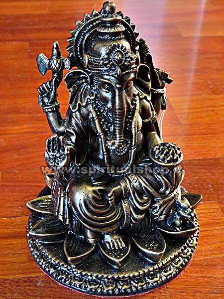 Grossa Statua Ganesh Attira soldi e distruttore degli Ostacoli in Lek Nam Pee con certificato Min. Beni Culturali Thailandese (-150€ Prezzo Valido Fino al 31/12/2019)*