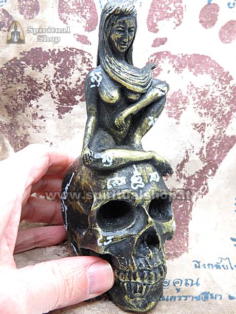 KOGHAM Ricercatissima Statua Necromantica Thailandese POTENTISSIMA per SUCCESSO, FORTUNA, RICCHEZZA, POPOLARITA', LAVORO Ultra Firmata dal Monaco Ordinala Subito (UNICO PEZZO!)*