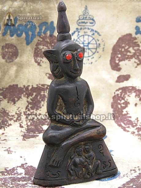 Statuina Phra Gang Metalli Sacri "CAPPELLO DRITTO" per SEDUZIONE, CONQUISTE, CARICA MAGNETICA EROTICA (Unico Pezzo)*