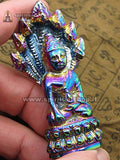 Stupenda Statuina di BUDDHA NAGA METALLI RAINBOW MASSIMA PROTEZIONE pezzo Unico IMPERDIBILE!*