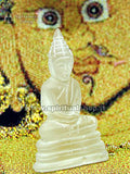 Statuina Sacro Buddha in QUARZO TIBETANO "Alta Quota" Scolpito a mano per PURA ENERGIA POSITIVA* (UNICO PEZZO ORMAI INTROVABILE)*