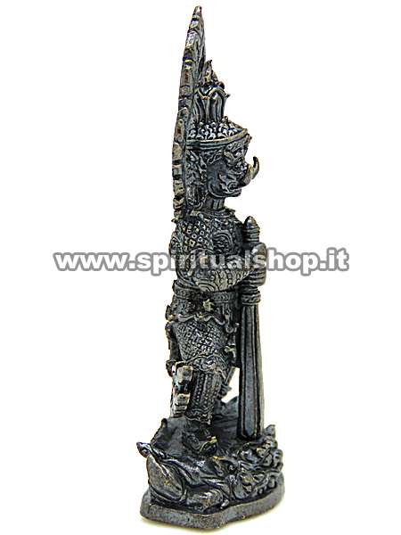 Fantastica Statuina Protettore Wassuwan BLOCCA ENERGIE NEGATIVE e INVIDIE con Temple Box dal Tempio Wat Bang Phra ENTRA E GUARDA* (ULTIMO PEZZO RIMASTO)